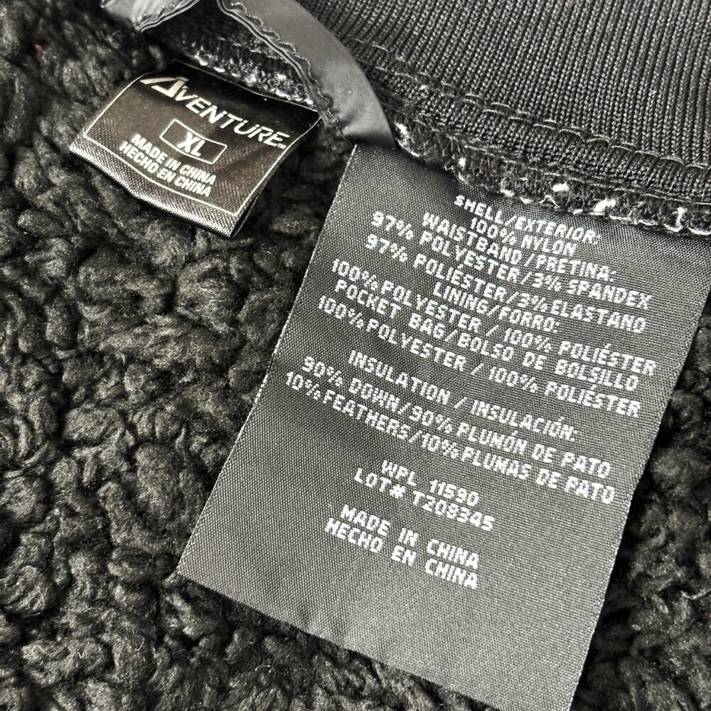 Aventure Faux Wrap Down Feather Puff Fleece Lined… - image 7